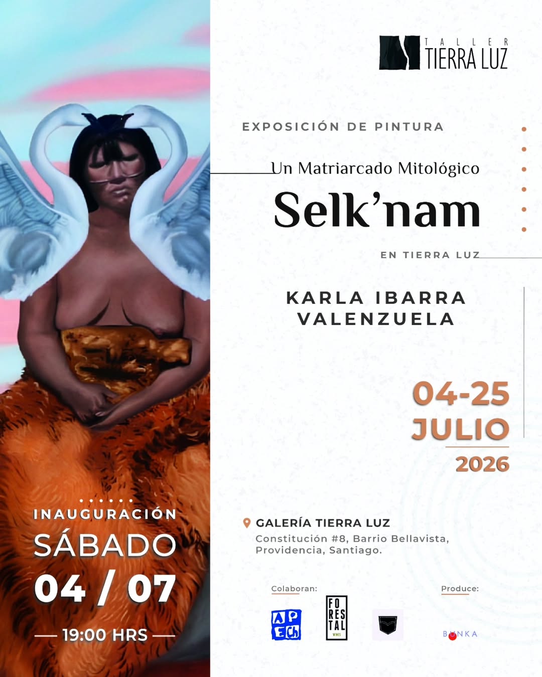 Inauguración: Un matriarcado mitológico Selk'nam